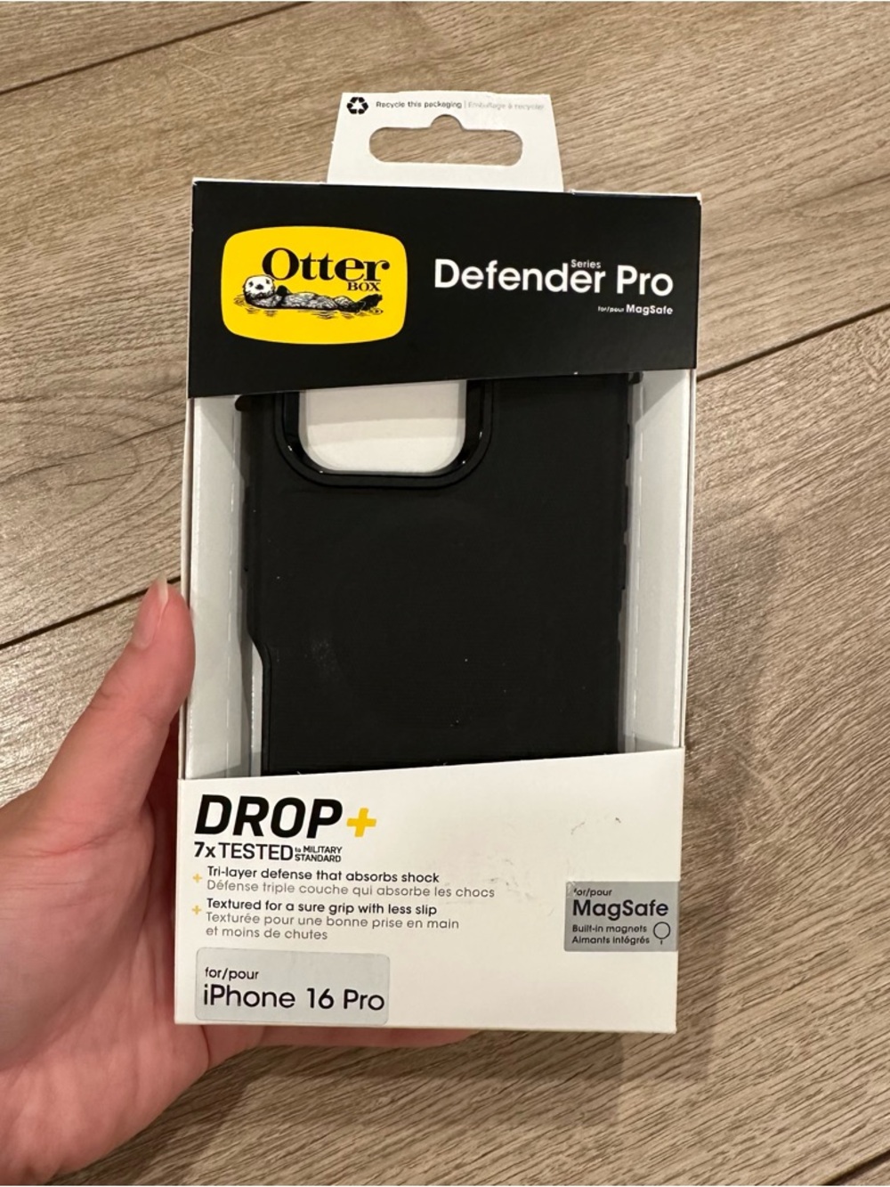 OtterBox iPhone 16 Pro Defender Pro Series Case with MagSafe - Black